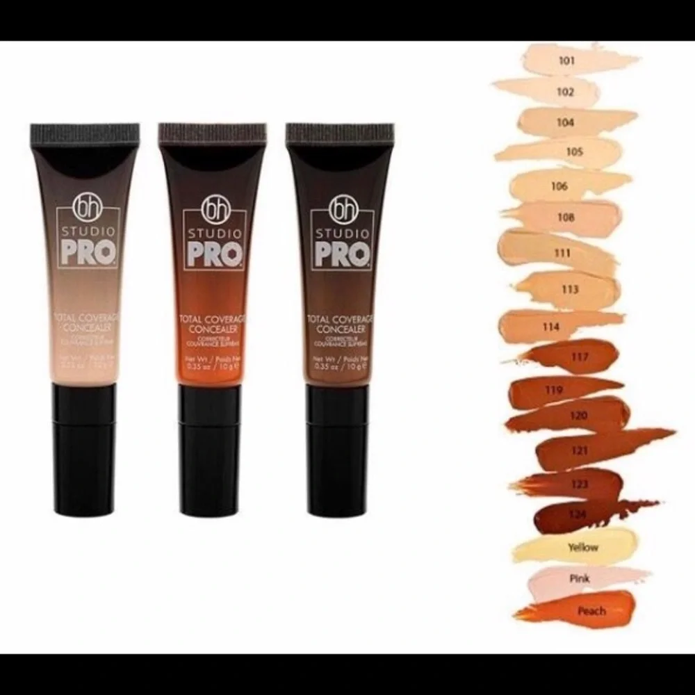 bh STUDIO PRO Total Coverage Concealer Shade 124